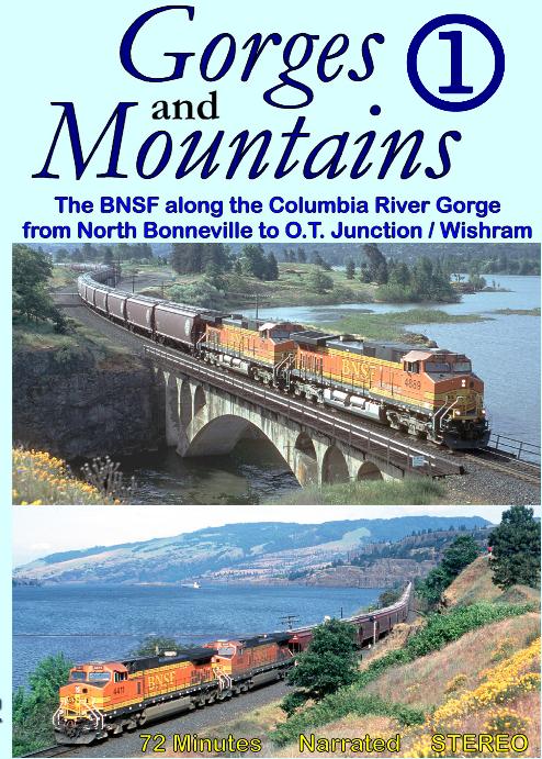 Gorges & Mountains Part 1 BNSF DVD