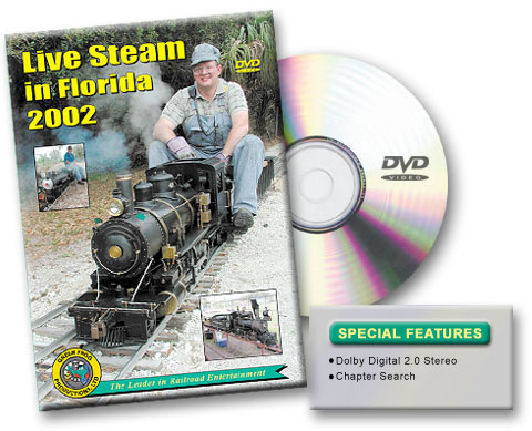 Live Steam in Florida 2002 - Four Layouts! DVD