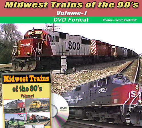 Midwest Trains of the 90s Volume 1 DVD