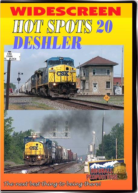 Hot Spots 20 Deshler Ohio - Two CSX heavy mainlines cross here