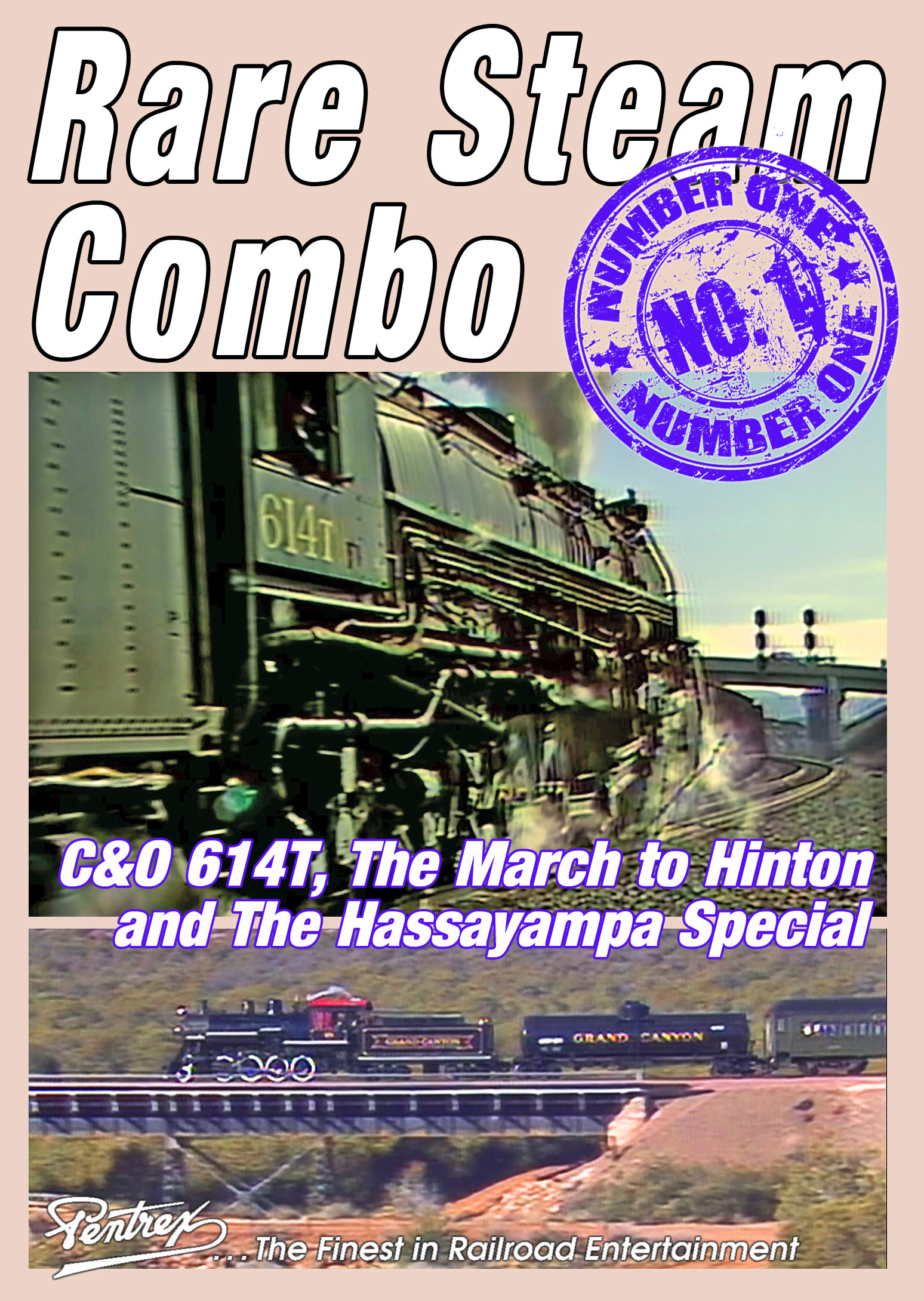 C&O 614T The March to Hinton and The Hassayampa Special - Rare Steam Combo DVD